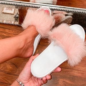 UGG | furry slides